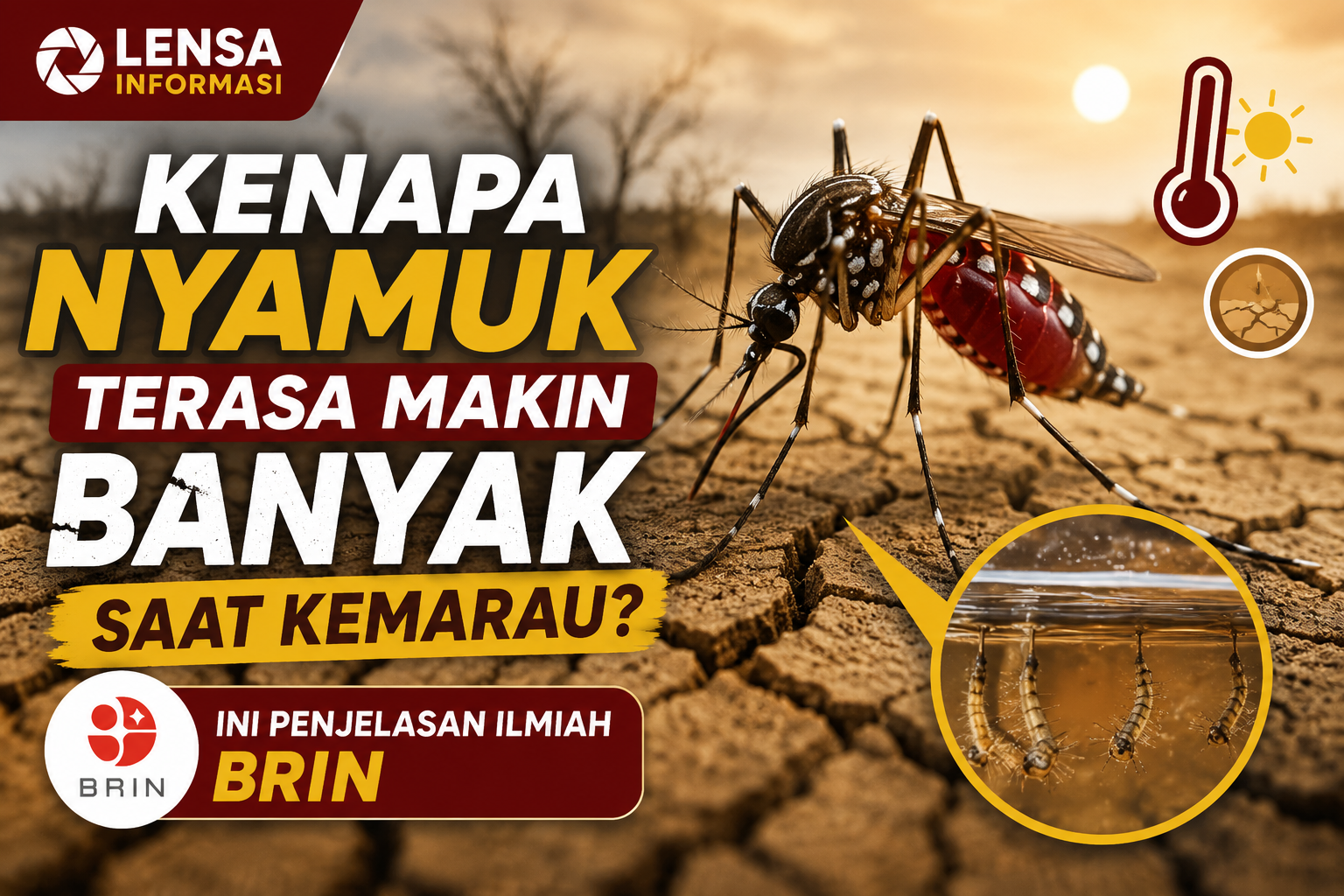 Terungkap! Alasan Nyamuk Makin Banyak Saat Kemarau Menurut Peneliti BRIN