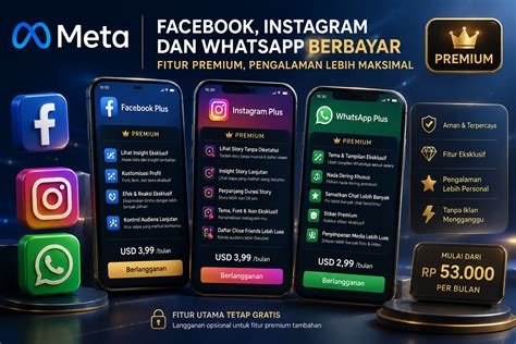 WhatsApp dan Instagram meluncurkan versi berbayar dengan harga mulai Rp53 ribu, menambah fitur jadwal posting story yang kini menjadi pilihan premium bagi pengguna