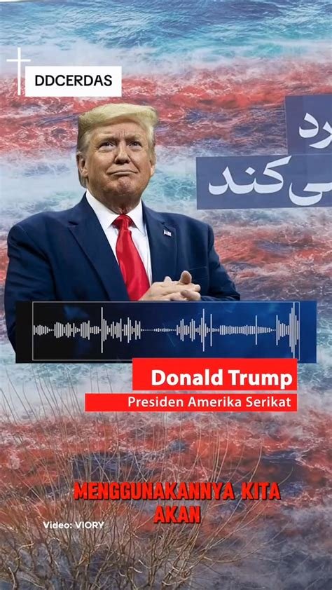 Trump menegaskan akan melawan Iran untuk melindungi Israel, menjaga stabilitas Timur Tengah, serta memastikan keamanan Eropa dari ancaman regional