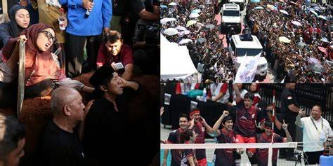 Fotografer menunggu momen tepat, hasil jepretan foton yang muncul di layar membuat penonton tertawa terbahak‑bahak karena keunikannya