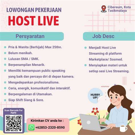Lowongan kerja di penyedia streaming kini terbuka lebar, simak persyaratan lengkapnya dan cara melamar untuk bergabung di industri hiburan digital