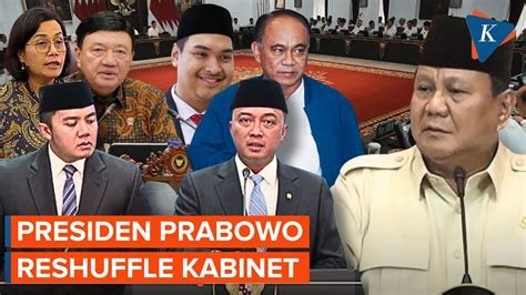 Spekulasi tentang reshuffle kabinet semakin menguat, dengan nama‑nama seperti Pratikno hingga Suahasil dilaporkan tengah merapat ke Istana untuk pembicaraan penataan kembali menteri